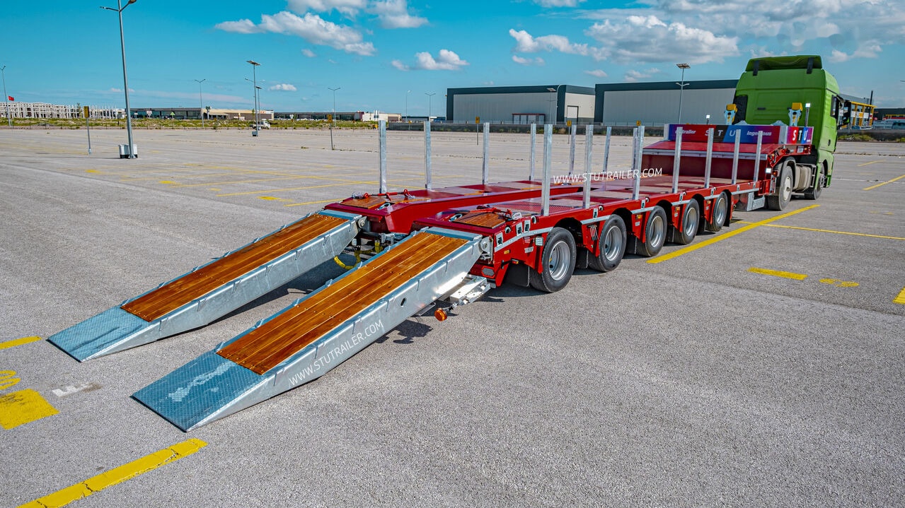 STU 5 Axle Lowbed / Extendable - Žemo profilio platforma puspriekabė: foto 4 STU 5 Axle Lowbed / Extendable - Žemo profilio platforma puspriekabė: foto 4