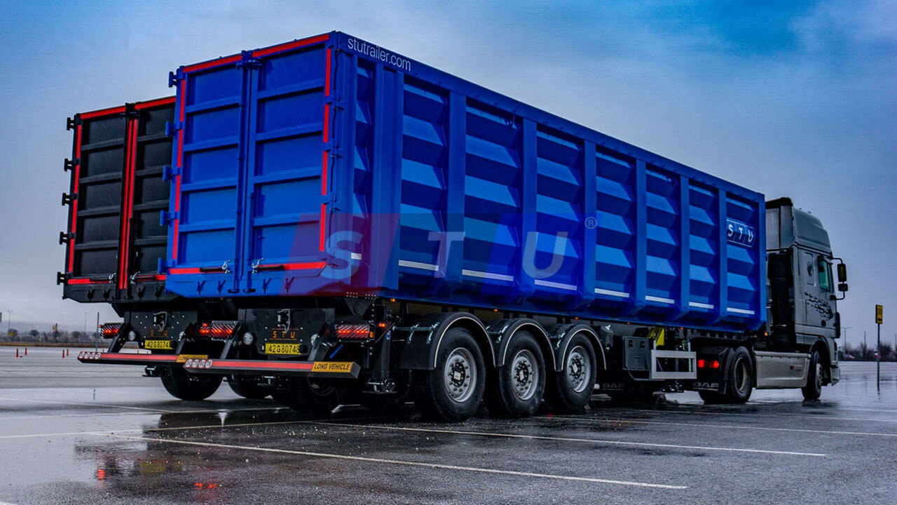 STU 71m3 TIPPER TRAILER - FOR METAL SCRAP - Savivartis puspriekabė: foto 5 STU 71m3 TIPPER TRAILER - FOR METAL SCRAP - Savivartis puspriekabė: foto 5