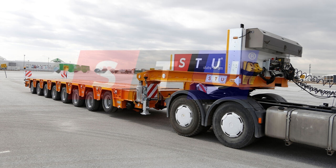 Nauja Žemo profilio platforma puspriekabė STU 8 AXLE LOWBED- HYDRAULIC STEERING AXLES / 8 ESSİEUX SURBAISSES-E: foto 7 Nauja Žemo profilio platforma puspriekabė STU 8 AXLE LOWBED- HYDRAULIC STEERING AXLES / 8 ESSİEUX SURBAISSES-E: foto 7