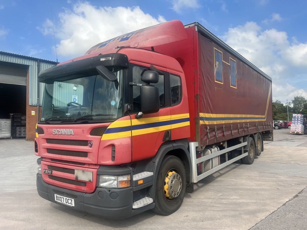 Scania P270 6x2 Curtain side. - Tentinis sunkvežimis: foto 1 Scania P270 6x2 Curtain side. - Tentinis sunkvežimis: foto 1