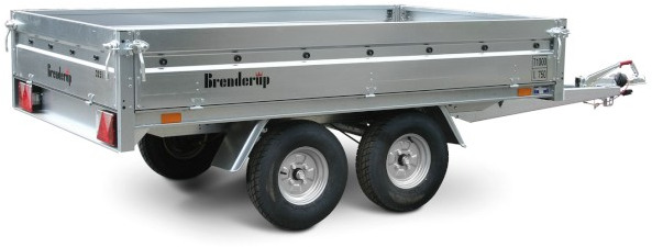 Brenderup 3251S TB1000, 1000 kg, Stahl Hochlader, 2500 x 1420 x 350 mm - Automobilinė priekaba: foto 4 Brenderup 3251S TB1000, 1000 kg, Stahl Hochlader, 2500 x 1420 x 350 mm - Automobilinė priekaba: foto 4