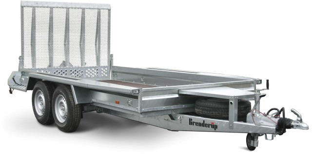 Brenderup Baumaschinentransporter MT3080STB 3000s, 3,0 to. 308x152mm - Priekaba spec technikai: foto 1 Brenderup Baumaschinentransporter MT3080STB 3000s, 3,0 to. 308x152mm - Priekaba spec technikai: foto 1