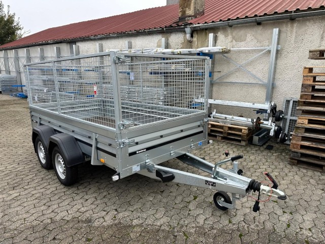 Brenderup Tieflader 2300S Stahl mit Laubgitter, 2,0 to. 3010x1530x400mm - Automobilinė priekaba: foto 1 Brenderup Tieflader 2300S Stahl mit Laubgitter, 2,0 to. 3010x1530x400mm - Automobilinė priekaba: foto 1