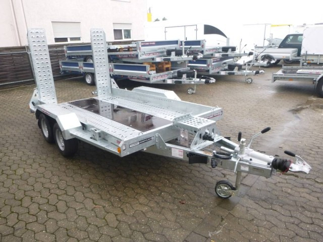 Brian James Cargo Digger Plant 2 Baumaschinenanhänger 543-2813-27-2-13, 2800 x 1300 mm, 2,7 to. - Priekaba spec technikai: foto 1 Brian James Cargo Digger Plant 2 Baumaschinenanhänger 543-2813-27-2-13, 2800 x 1300 mm, 2,7 to. - Priekaba spec technikai: foto 1