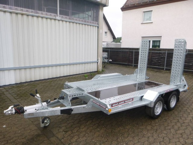 Brian James Cargo Digger Plant 2 Baumaschinenanhänger 543-2813-27-2-13, 2800 x 1300 mm, 2,7 to. - Priekaba spec technikai: foto 2 Brian James Cargo Digger Plant 2 Baumaschinenanhänger 543-2813-27-2-13, 2800 x 1300 mm, 2,7 to. - Priekaba spec technikai: foto 2