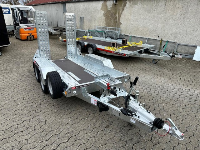 Brian James Cargo Digger Plant 2 Baumaschinenanhänger 543-2813-35-2-12, 2800 x 1300 mm, 3,5 to. - Priekaba spec technikai: foto 1 Brian James Cargo Digger Plant 2 Baumaschinenanhänger 543-2813-35-2-12, 2800 x 1300 mm, 3,5 to. - Priekaba spec technikai: foto 1
