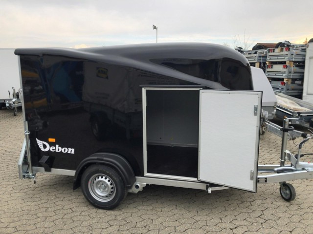 Cheval Liberte Debon Cargo 2 Poly + Türe schwarz Aluräder 1300 kg, 100 km/h, 300x155x168cm - Furgonas priekaba: foto 3 Cheval Liberte Debon Cargo 2 Poly + Türe schwarz Aluräder 1300 kg, 100 km/h, 300x155x168cm - Furgonas priekaba: foto 3