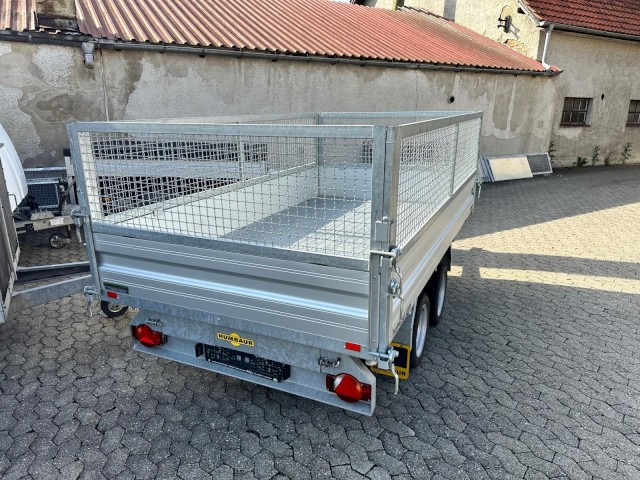 Humbaur 3-Seitenkipper HTK 3000.31 Alu, mit Laubgitteraufsatz, 3140 x 1750 x 350 mm, 3,0 to. - Savivartis priekaba: foto 4 Humbaur 3-Seitenkipper HTK 3000.31 Alu, mit Laubgitteraufsatz, 3140 x 1750 x 350 mm, 3,0 to. - Savivartis priekaba: foto 4