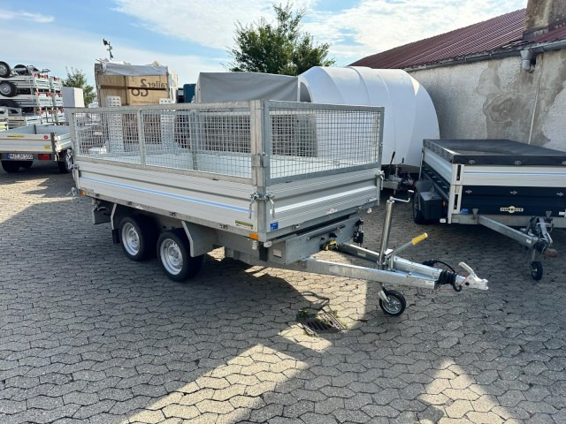 Humbaur 3-Seitenkipper HTK 3000.31 Alu, mit Laubgitteraufsatz, 3140 x 1750 x 350 mm, 3,0 to. - Savivartis priekaba: foto 1 Humbaur 3-Seitenkipper HTK 3000.31 Alu, mit Laubgitteraufsatz, 3140 x 1750 x 350 mm, 3,0 to. - Savivartis priekaba: foto 1