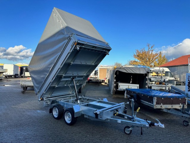 Humbaur 3-Seitenkipper HTK 3500.31 Alu, 3140 x 1750 x 350 mm, 3,5 to. - Savivartis priekaba: foto 2 Humbaur 3-Seitenkipper HTK 3500.31 Alu, 3140 x 1750 x 350 mm, 3,5 to. - Savivartis priekaba: foto 2