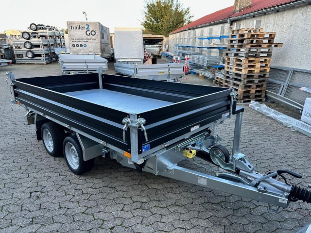 Humbaur 3-Seitenkipper HTK 3500.31 Alu black edition , 3140 x 1750 x 350 mm, 3,5 to. - Savivartis priekaba: foto 2 Humbaur 3-Seitenkipper HTK 3500.31 Alu black edition , 3140 x 1750 x 350 mm, 3,5 to. - Savivartis priekaba: foto 2