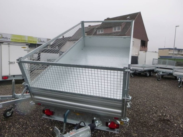 Humbaur 3-Seitenkipper HTK 3500.31 Alu, mit Laubgitteraufsatz - Savivartis priekaba: foto 3 Humbaur 3-Seitenkipper HTK 3500.31 Alu, mit Laubgitteraufsatz - Savivartis priekaba: foto 3