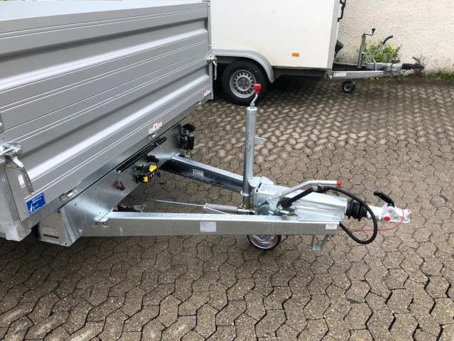 Humbaur 3-Seitenkipper HTK 3500.41 Alu mit BW-Aufsatz, 4100 x 2100 x 350 mm, 3,5 to. - Savivartis priekaba: foto 2 Humbaur 3-Seitenkipper HTK 3500.41 Alu mit BW-Aufsatz, 4100 x 2100 x 350 mm, 3,5 to. - Savivartis priekaba: foto 2