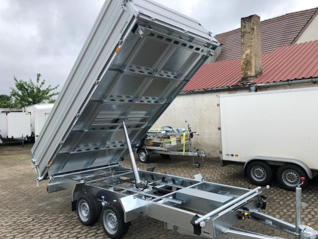 Humbaur 3-Seitenkipper HTK 3500.41 Alu mit BW-Aufsatz, 4100 x 2100 x 350 mm, 3,5 to. - Savivartis priekaba: foto 5 Humbaur 3-Seitenkipper HTK 3500.41 Alu mit BW-Aufsatz, 4100 x 2100 x 350 mm, 3,5 to. - Savivartis priekaba: foto 5
