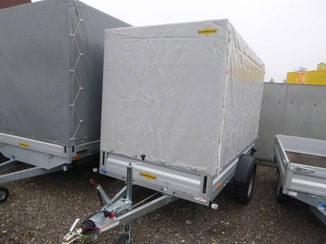 Humbaur HA 133015 mit KV, 1300 kg, 3030 x 1500 x 350 mm mit Hochplane 180 cm - Automobilinė priekaba: foto 1 Humbaur HA 133015 mit KV, 1300 kg, 3030 x 1500 x 350 mm mit Hochplane 180 cm - Automobilinė priekaba: foto 1
