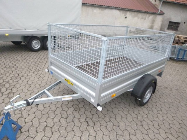 Humbaur HA 752513 mit Laubgitter, 750 kg, 2510 x 1310 x 350 mm - Automobilinė priekaba: foto 1 Humbaur HA 752513 mit Laubgitter, 750 kg, 2510 x 1310 x 350 mm - Automobilinė priekaba: foto 1