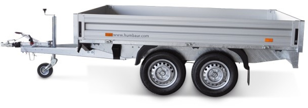 Humbaur HT 254118 Hochlader 2,5 to. 4100 x 1850 x 350 mm - Automobilinė priekaba: foto 4 Humbaur HT 254118 Hochlader 2,5 to. 4100 x 1850 x 350 mm - Automobilinė priekaba: foto 4