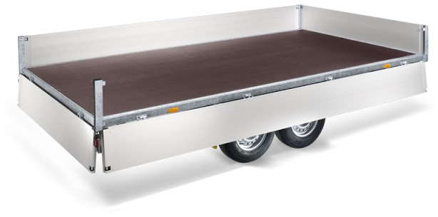 Humbaur HT 254118 Hochlader 2,5 to. 4100 x 1850 x 350 mm - Automobilinė priekaba: foto 2 Humbaur HT 254118 Hochlader 2,5 to. 4100 x 1850 x 350 mm - Automobilinė priekaba: foto 2