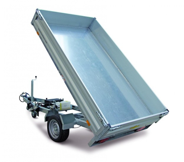 Humbaur HUK 182715 Heckkipper 1,8 t. 2680 x 1500 x 300mm - Savivartis priekaba: foto 1 Humbaur HUK 182715 Heckkipper 1,8 t. 2680 x 1500 x 300mm - Savivartis priekaba: foto 1