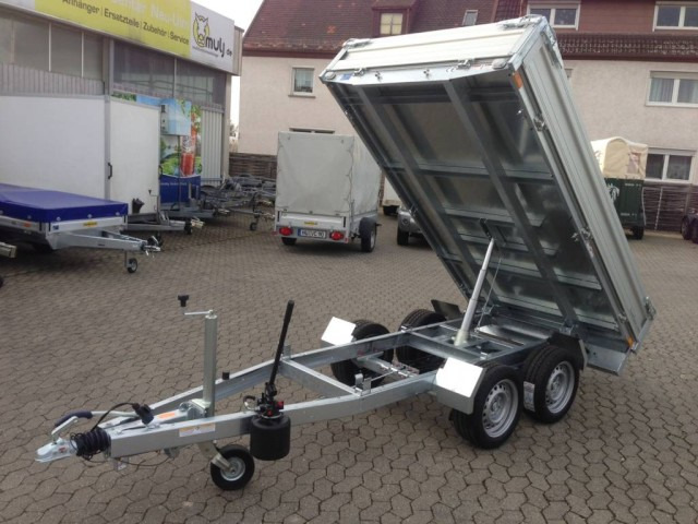 Humbaur HUK 202715 Heckkipper 2,0 t. 2680 x 1500 x 300mm - Savivartis priekaba: foto 2 Humbaur HUK 202715 Heckkipper 2,0 t. 2680 x 1500 x 300mm - Savivartis priekaba: foto 2