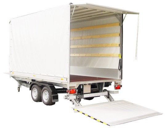 Humbaur Hebebühnenanhänger HT 35 42 22, 3,5 to. 4170 x 2175 x 2100 mm - Tentinė priekaba: foto 1 Humbaur Hebebühnenanhänger HT 35 42 22, 3,5 to. 4170 x 2175 x 2100 mm - Tentinė priekaba: foto 1