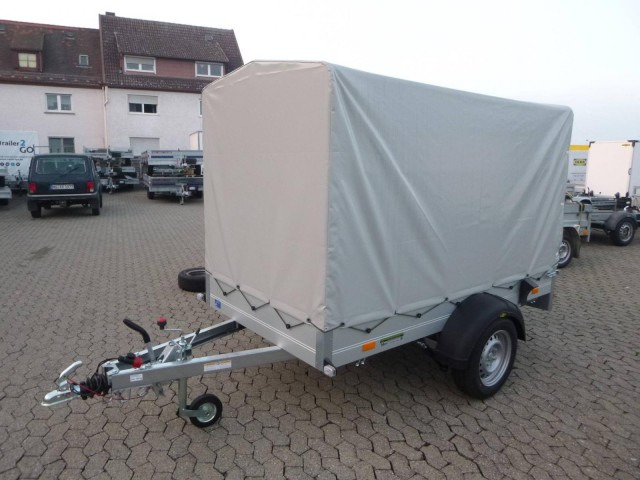 Humbaur Startrailer H132513 Alu mit Hochplane 150 cm, 251x131x30cm - Automobilinė priekaba: foto 1 Humbaur Startrailer H132513 Alu mit Hochplane 150 cm, 251x131x30cm - Automobilinė priekaba: foto 1