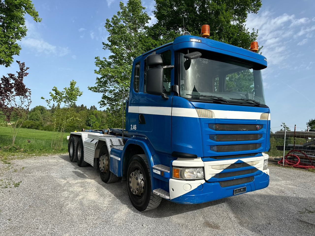 SCANIA G450 8x4 Abrollkipper - Hook-lift sunkvežimis: foto 4 SCANIA G450 8x4 Abrollkipper - Hook-lift sunkvežimis: foto 4
