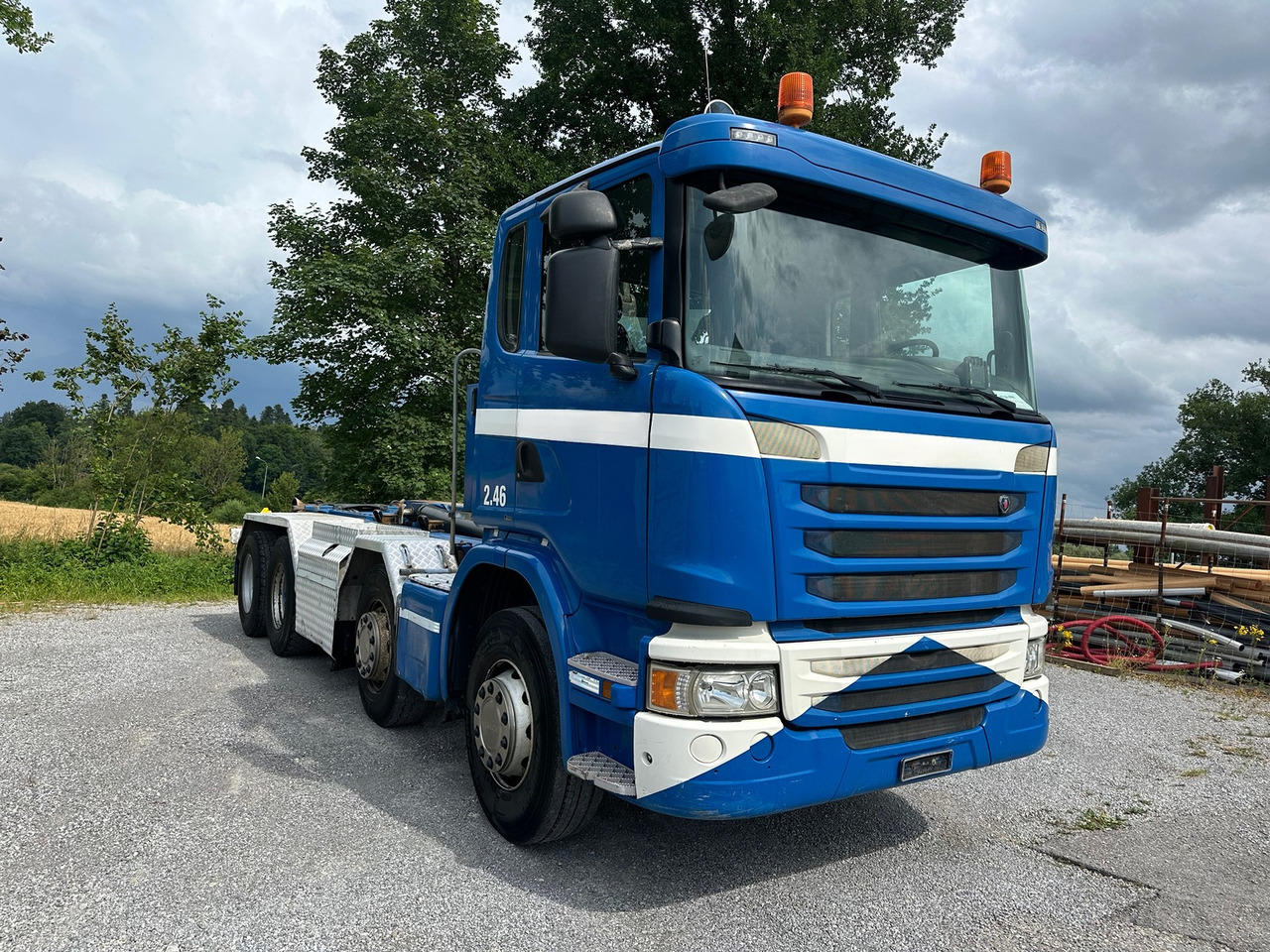 SCANIA G450 8x4 Abrollkipper - Hook-lift sunkvežimis: foto 3 SCANIA G450 8x4 Abrollkipper - Hook-lift sunkvežimis: foto 3