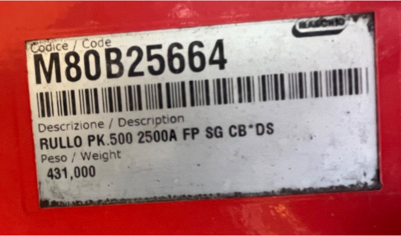 Maschio Rullo Packer 500 - Rotorinis kultivatorius: foto 5 Maschio Rullo Packer 500 - Rotorinis kultivatorius: foto 5