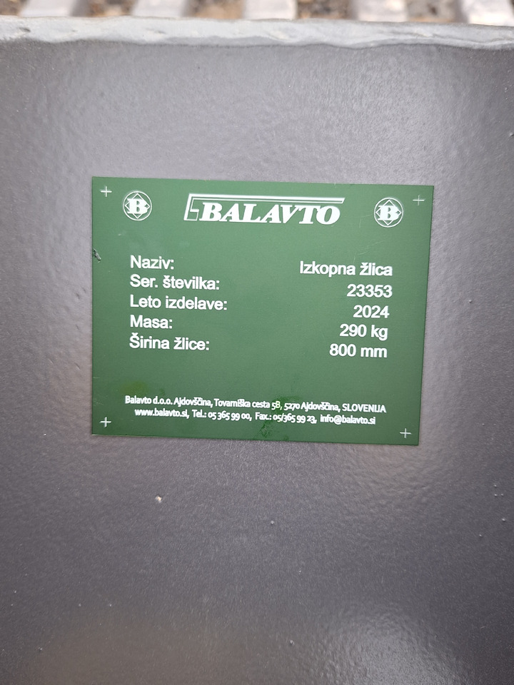 BALAVTO Digging bucket 800 mm For (Category) - Ekskavatoriaus kaušas: foto 5 BALAVTO Digging bucket 800 mm For (Category) - Ekskavatoriaus kaušas: foto 5