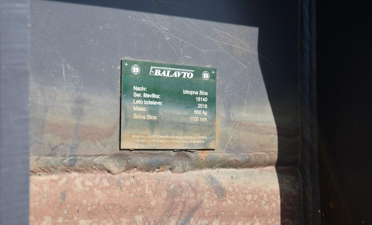 Balavto Digging bucket 1100 mm S6 - Ekskavatoriaus kaušas: foto 3 Balavto Digging bucket 1100 mm S6 - Ekskavatoriaus kaušas: foto 3