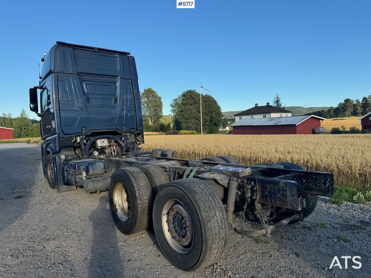 2014 Mercedes Actros 2551 Chassis. Rep object. - Važiuoklės sunkvežimis: foto 3 2014 Mercedes Actros 2551 Chassis. Rep object. - Važiuoklės sunkvežimis: foto 3