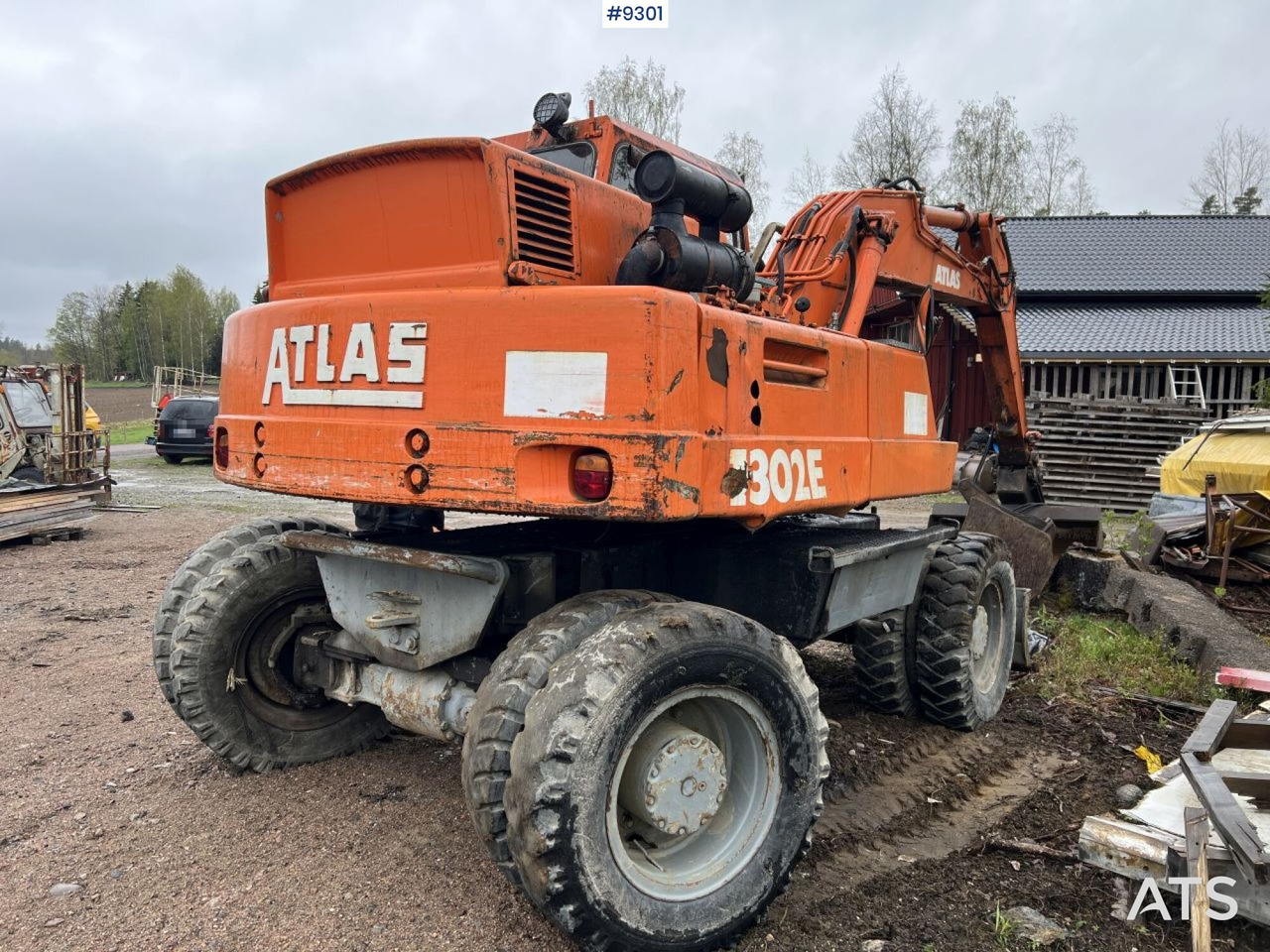 Atlas 1302 E Wheeled excavator with attachments (VIDEO) - Ratinis ekskavatorius: foto 4 Atlas 1302 E Wheeled excavator with attachments (VIDEO) - Ratinis ekskavatorius: foto 4