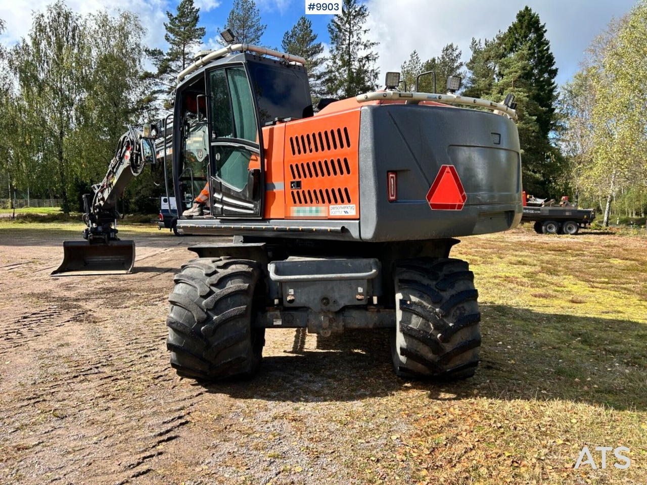 Atlas 160 wheel excavator with tiltrotator and attachments lizingą Atlas 160 wheel excavator with tiltrotator and attachments: foto 10