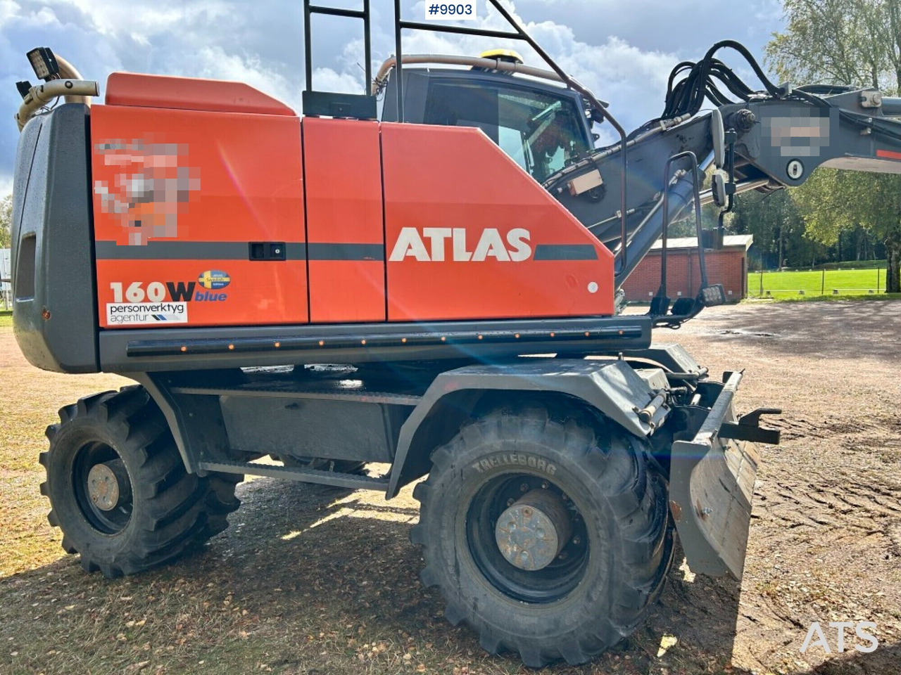 Atlas 160 wheel excavator with tiltrotator and attachments - Ratinis ekskavatorius: foto 4 Atlas 160 wheel excavator with tiltrotator and attachments - Ratinis ekskavatorius: foto 4