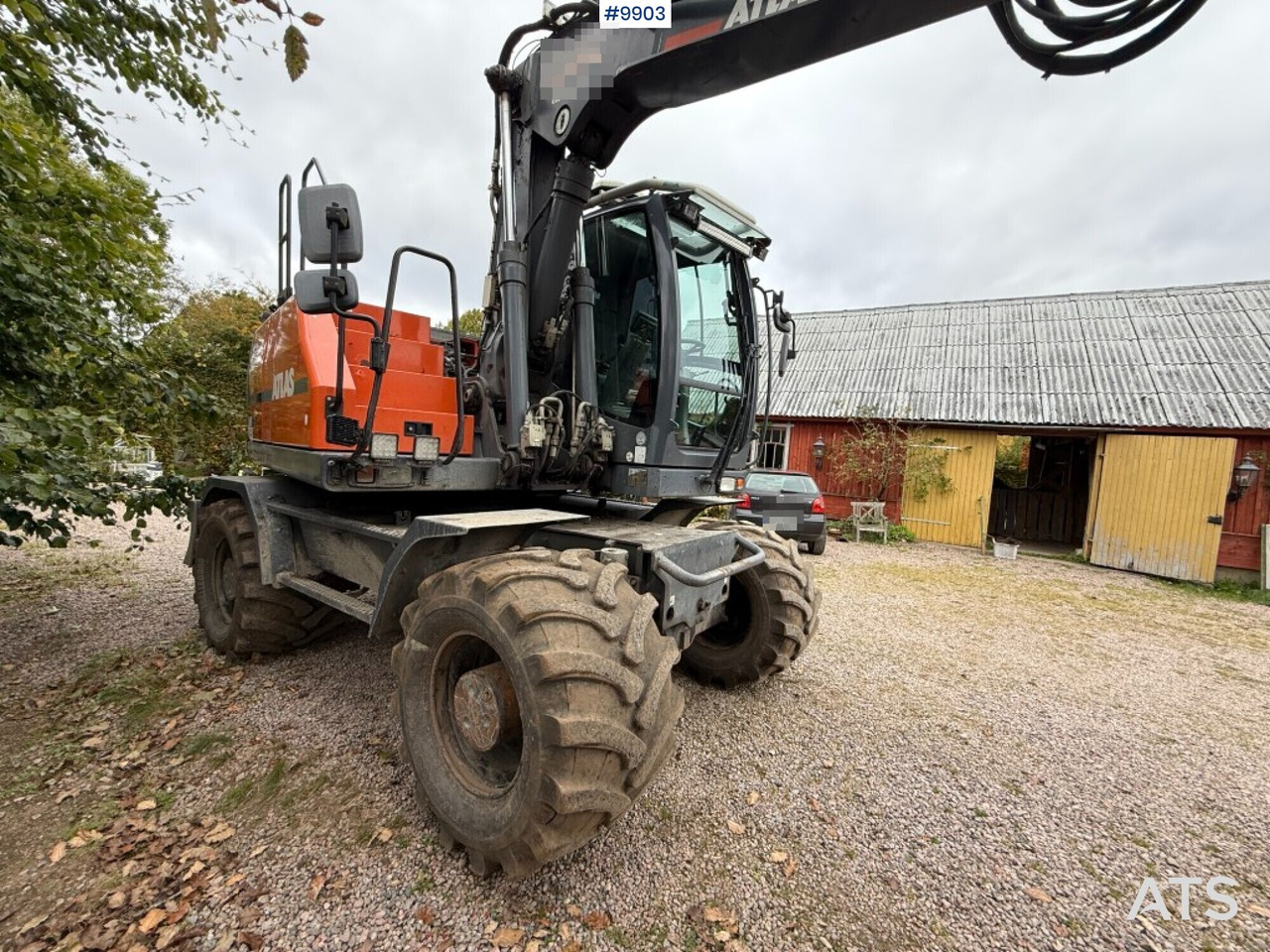 Atlas 160 wheel excavator with tiltrotator and attachments - Ratinis ekskavatorius: foto 2 Atlas 160 wheel excavator with tiltrotator and attachments - Ratinis ekskavatorius: foto 2