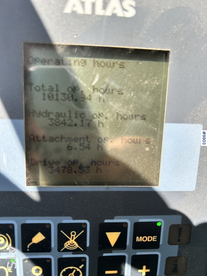 Atlas 160 wheel excavator with tiltrotator and attachments lizingą Atlas 160 wheel excavator with tiltrotator and attachments: foto 12