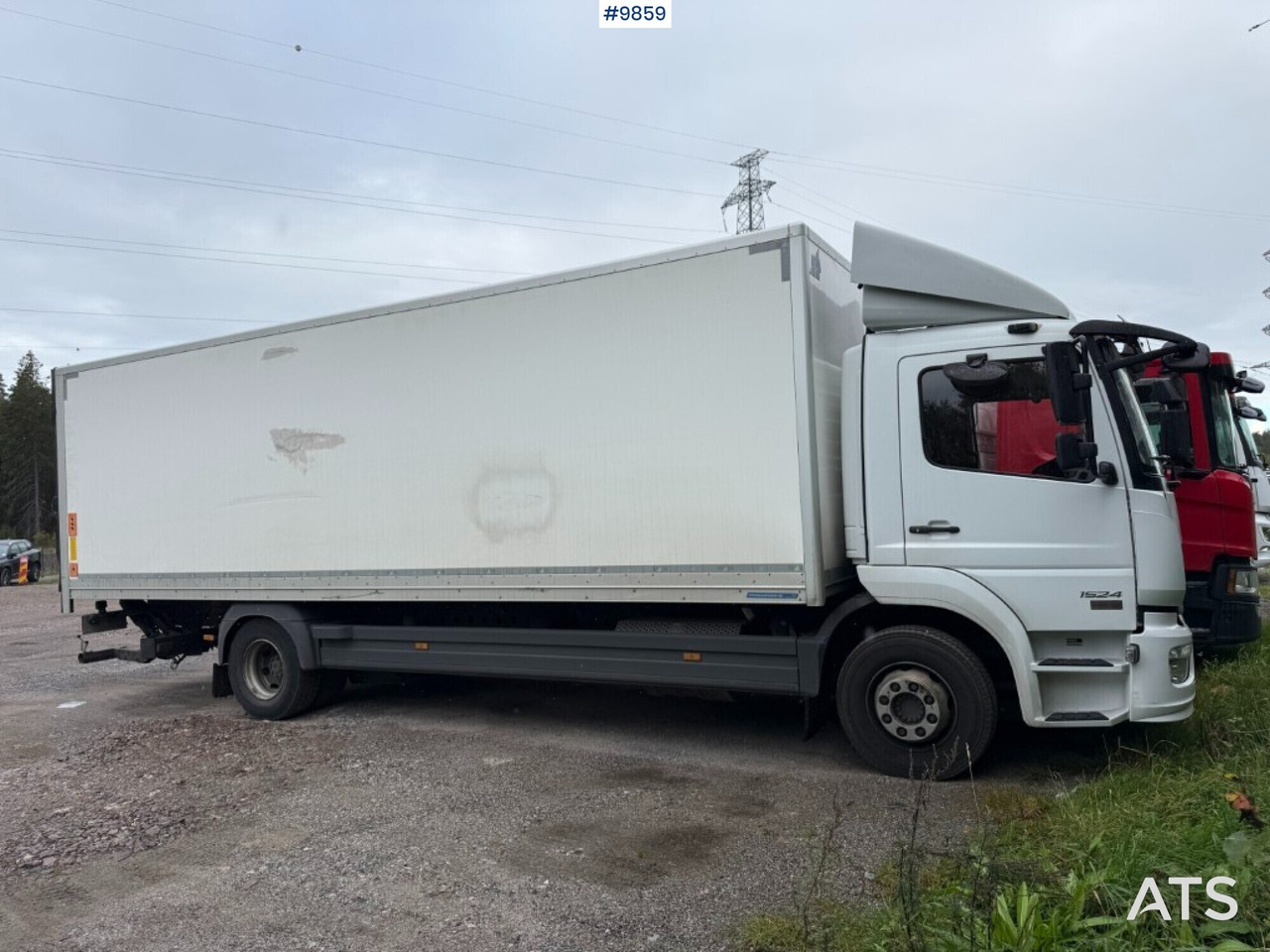 Box Truck Mercedes Benz Atego 1524 with openable side - Furgonas sunkvežimis: foto 2 Box Truck Mercedes Benz Atego 1524 with openable side - Furgonas sunkvežimis: foto 2
