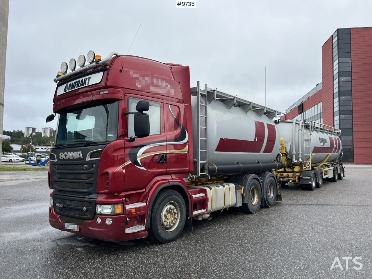 Bulk transport vehicle, Scania R730 with SITE AL-41-TPIK-4AK trailer - Autocisterna: foto 2 Bulk transport vehicle, Scania R730 with SITE AL-41-TPIK-4AK trailer - Autocisterna: foto 2