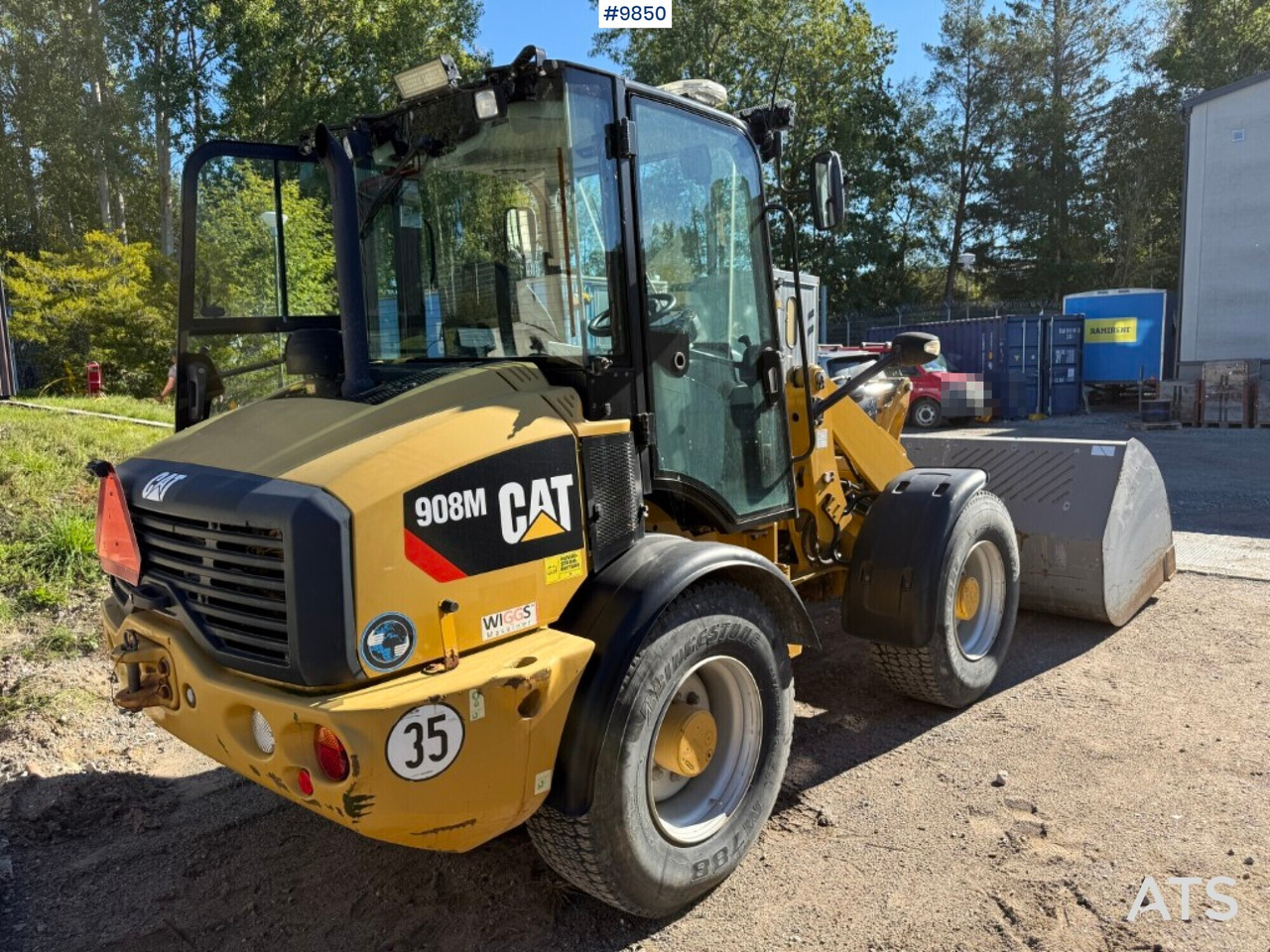 CAT 908M Wheel loader with Gears - Ratinis krautuvas: foto 3 CAT 908M Wheel loader with Gears - Ratinis krautuvas: foto 3
