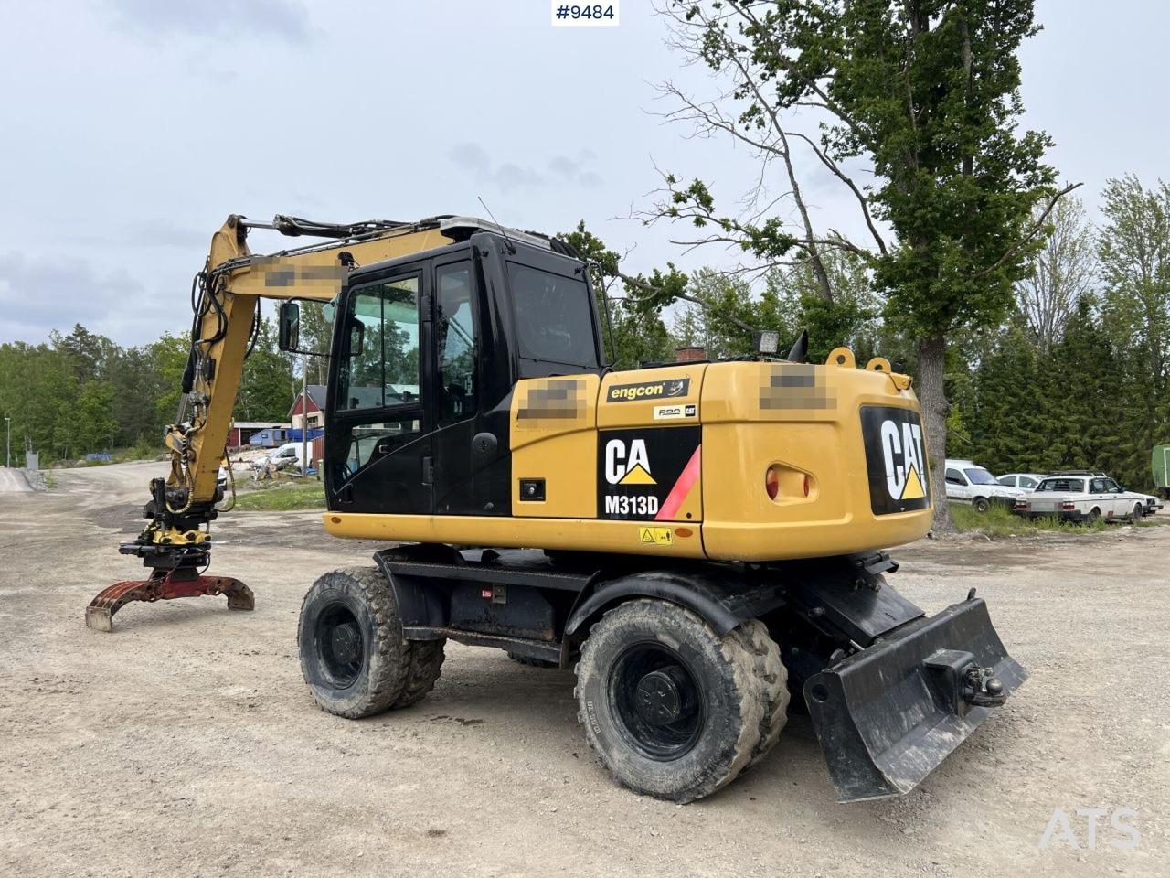 CAT M313D with tipping wagon and attachments (VIDEO) - Ratinis ekskavatorius: foto 5 CAT M313D with tipping wagon and attachments (VIDEO) - Ratinis ekskavatorius: foto 5