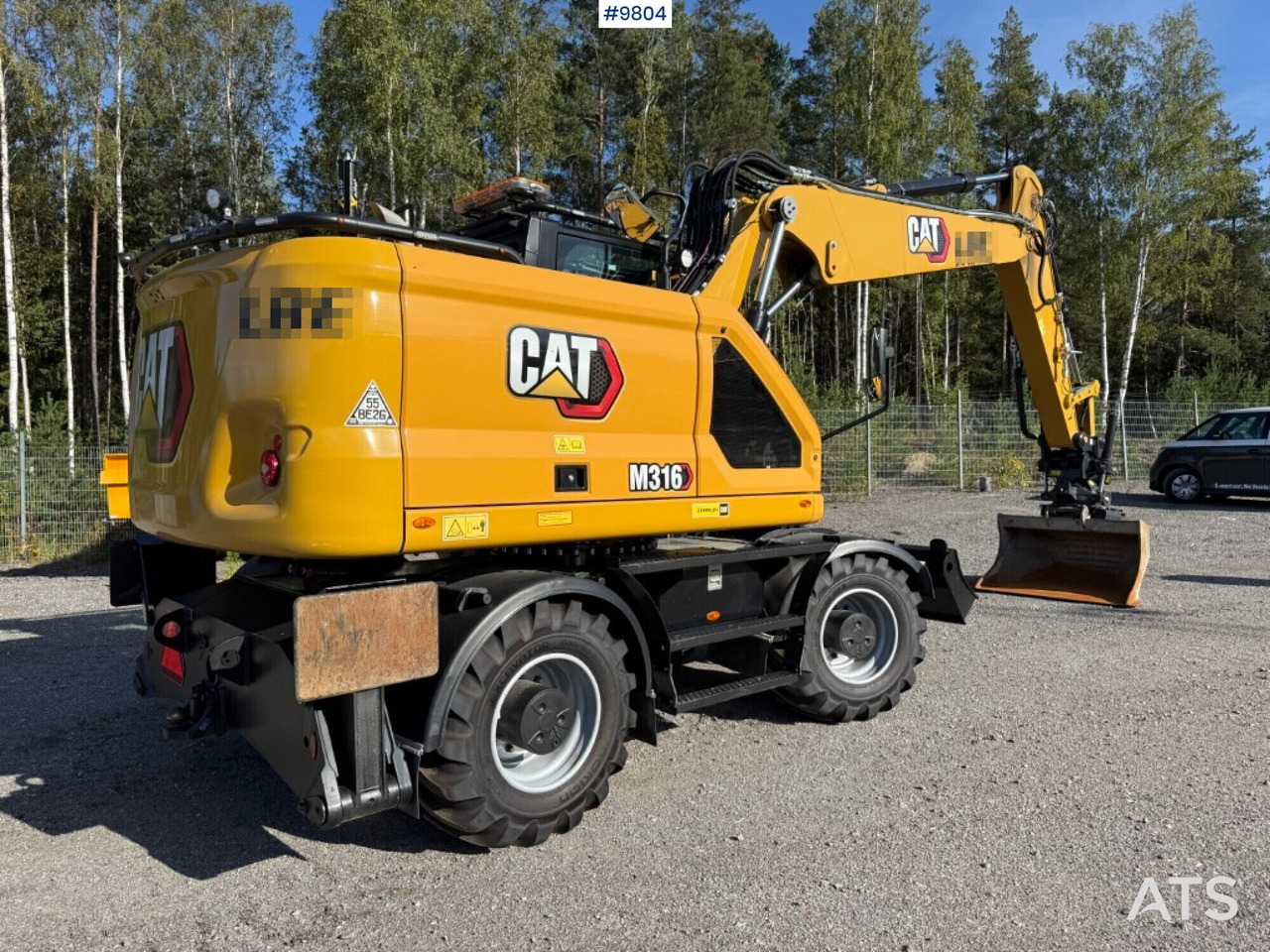 CAT M316 wheel excavator with tiltrotator, 3D excavation system, and grader bucket - Ratinis ekskavatorius: foto 3 CAT M316 wheel excavator with tiltrotator, 3D excavation system, and grader bucket - Ratinis ekskavatorius: foto 3