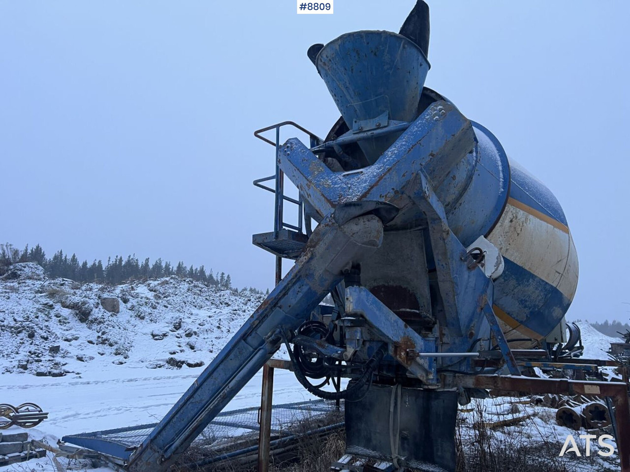 Betono kriaušė Concrete rotator 6 m3 with Laxo attachment: foto 19