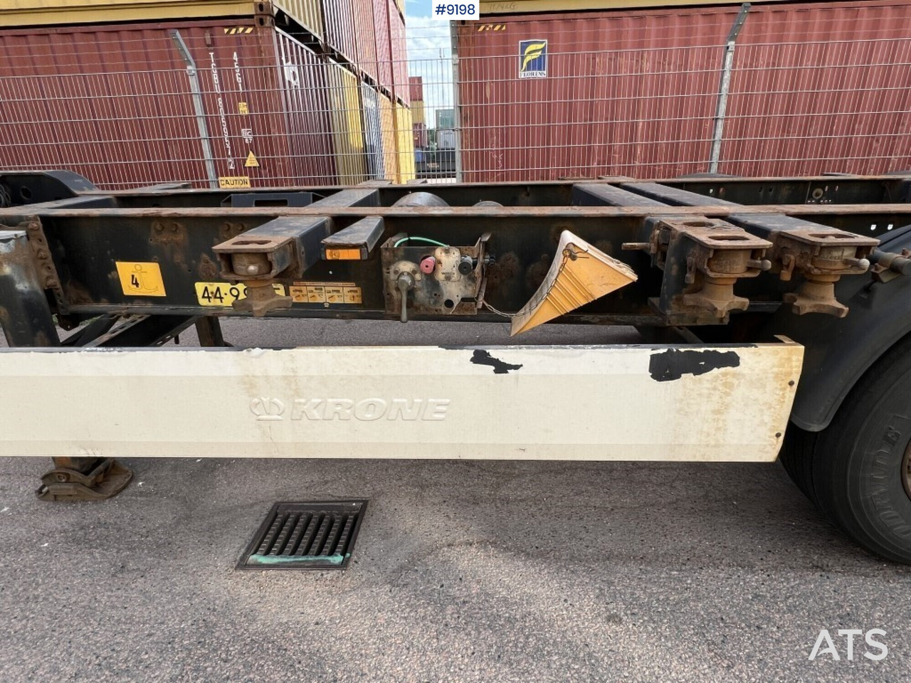 Container chassi - Krone SD - Konteineris-vežimus/ Sukeisti kūną puspriekabė: foto 5 Container chassi - Krone SD - Konteineris-vežimus/ Sukeisti kūną puspriekabė: foto 5
