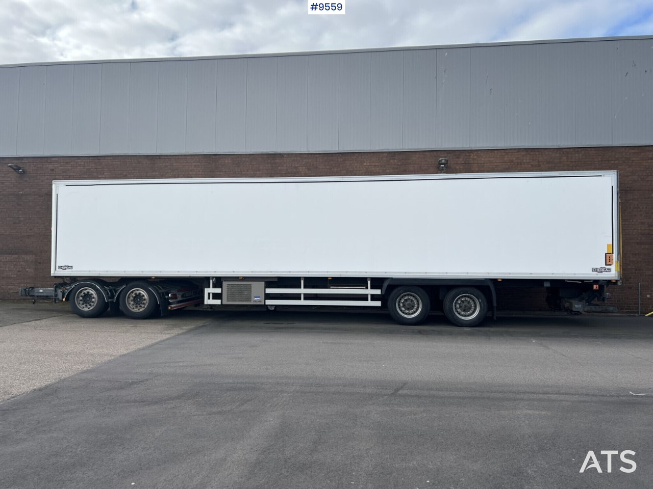 Container trailer Chereau CSD2 with Dolly - Furgonas priekaba: foto 1 Container trailer Chereau CSD2 with Dolly - Furgonas priekaba: foto 1