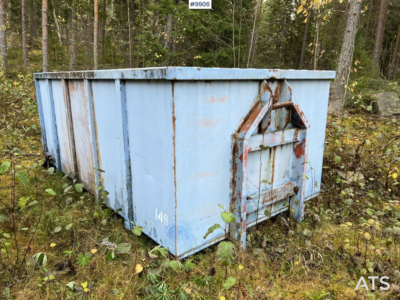 Containerflak / lastväxlarflak - Užtraukiamas konteineris: foto 1 Containerflak / lastväxlarflak - Užtraukiamas konteineris: foto 1