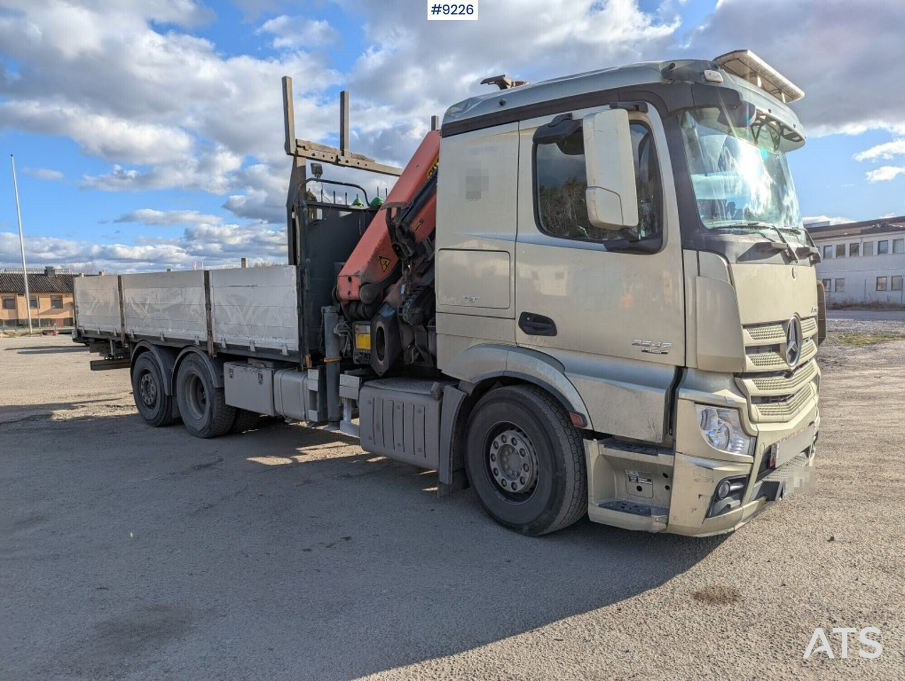 Crane Truck Mercedes-Benz Actros 2542 - Platforminis/ Bortinis sunkvežimis, Sunkvežimis su kranu: foto 2 Crane Truck Mercedes-Benz Actros 2542 - Platforminis/ Bortinis sunkvežimis, Sunkvežimis su kranu: foto 2