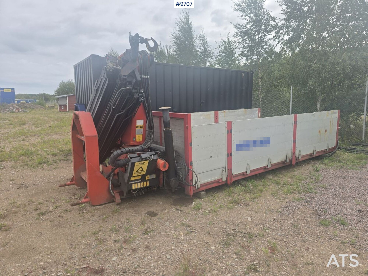 Bortinis kėbulas Crane flatbed Palfinger 21 t/m: foto 8