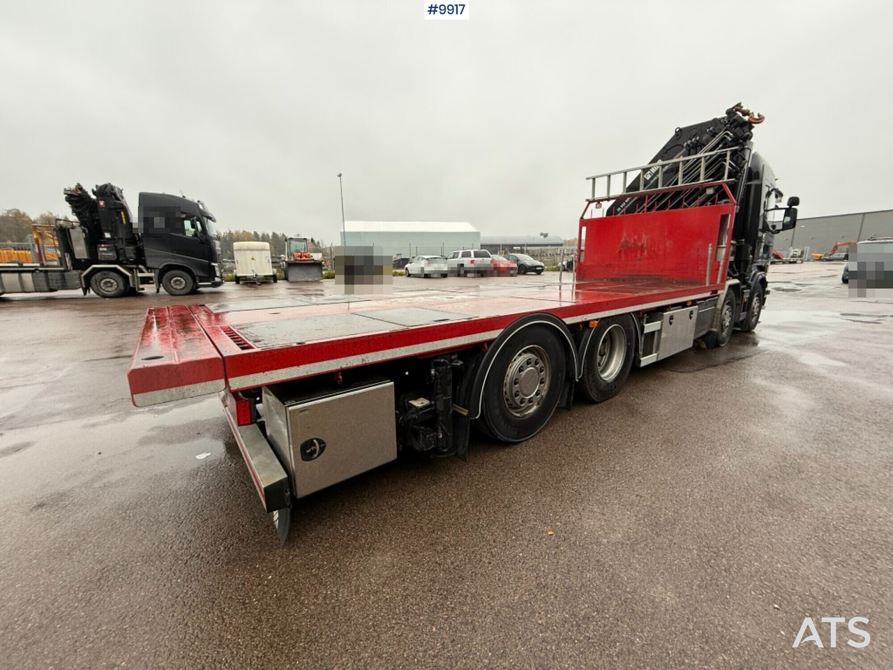 Crane truck/Flatbed truck Scania R520 8X2*6 HIAB XS 855E-8 HIPRO - Platforminis/ Bortinis sunkvežimis, Sunkvežimis su kranu: foto 5 Crane truck/Flatbed truck Scania R520 8X2*6 HIAB XS 855E-8 HIPRO - Platforminis/ Bortinis sunkvežimis, Sunkvežimis su kranu: foto 5