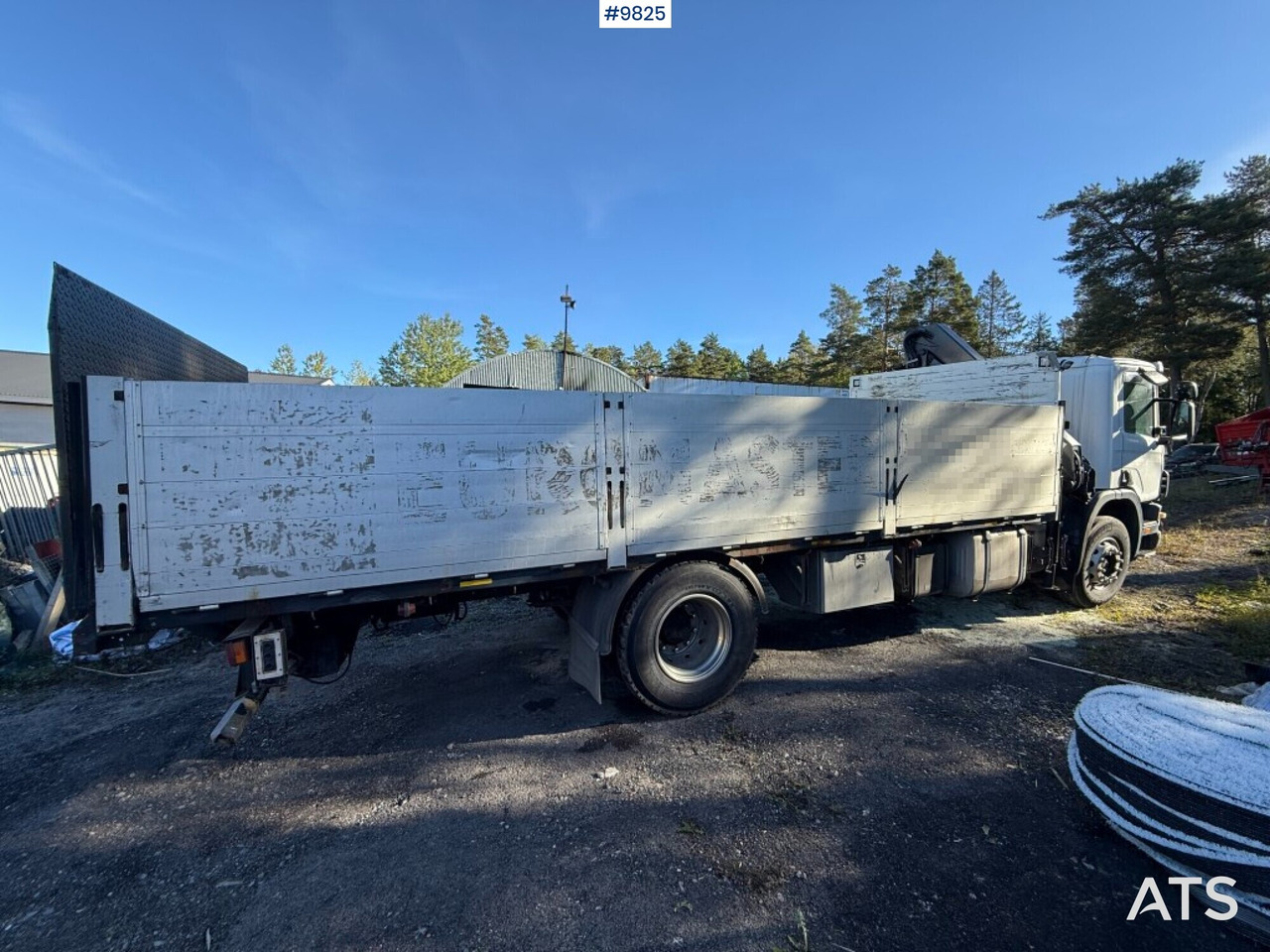 Platforminis/ Bortinis sunkvežimis, Sunkvežimis su kranu Crane truck Scania P94 230 with tail lift: foto 10 Platforminis/ Bortinis sunkvežimis, Sunkvežimis su kranu Crane truck Scania P94 230 with tail lift: foto 10